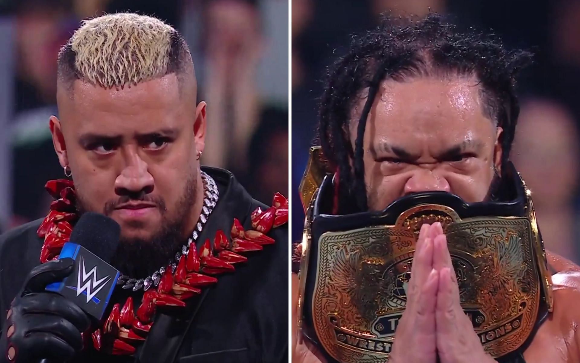 Solo Sikoa makes Jacob Fatu vacate the Tag Team Championship; provides an interesting reason why