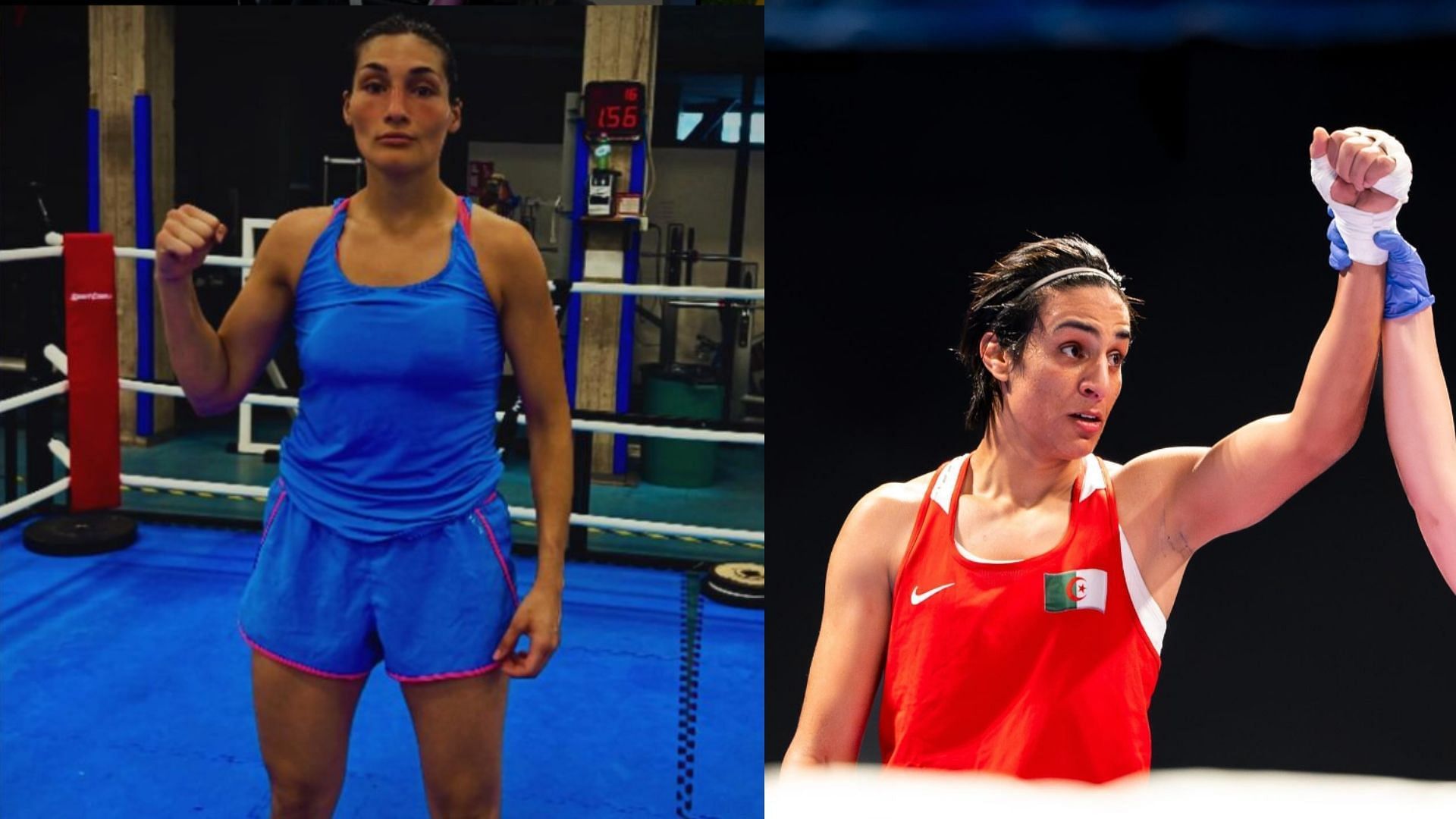 Italian boxer Angela Carini and Imane Khelif of Algeria (Images: @angela.carini_tiger on Instagram &amp; @imane_khelif_10 on Instagram)