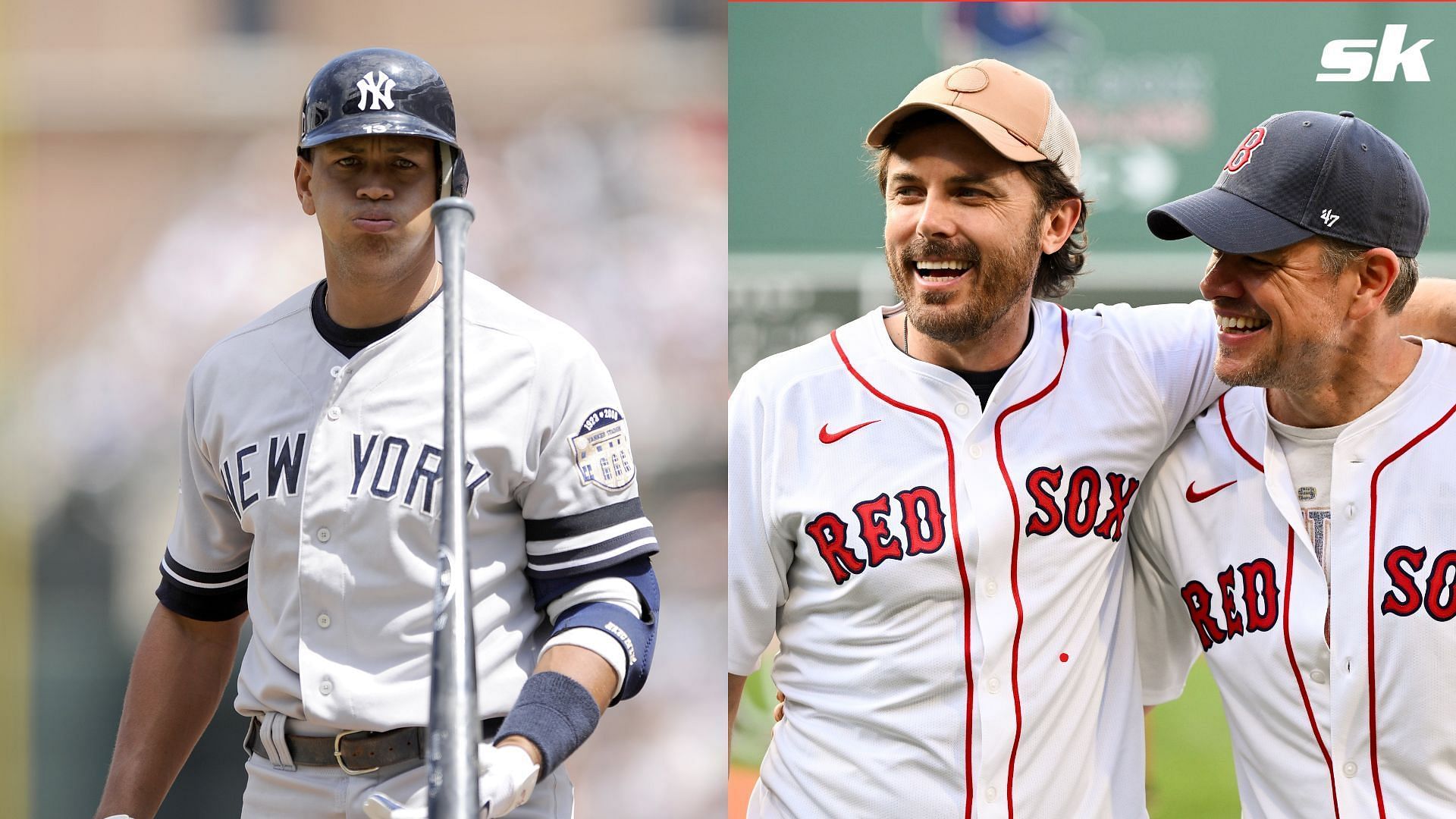 Actor Casey Affleck recounted his interaction with Alex Rodriguez alongside fellow Red Sox fan Matt Damon