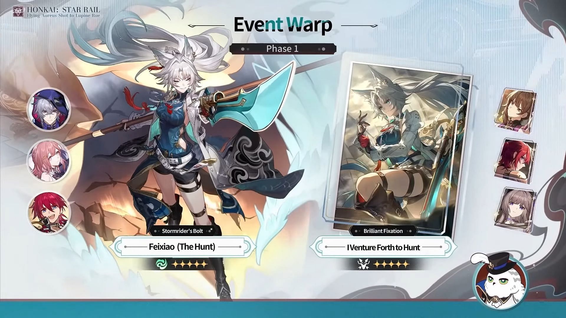 Feixiao banner from v2.5 livestream (Image via HoYoverse)