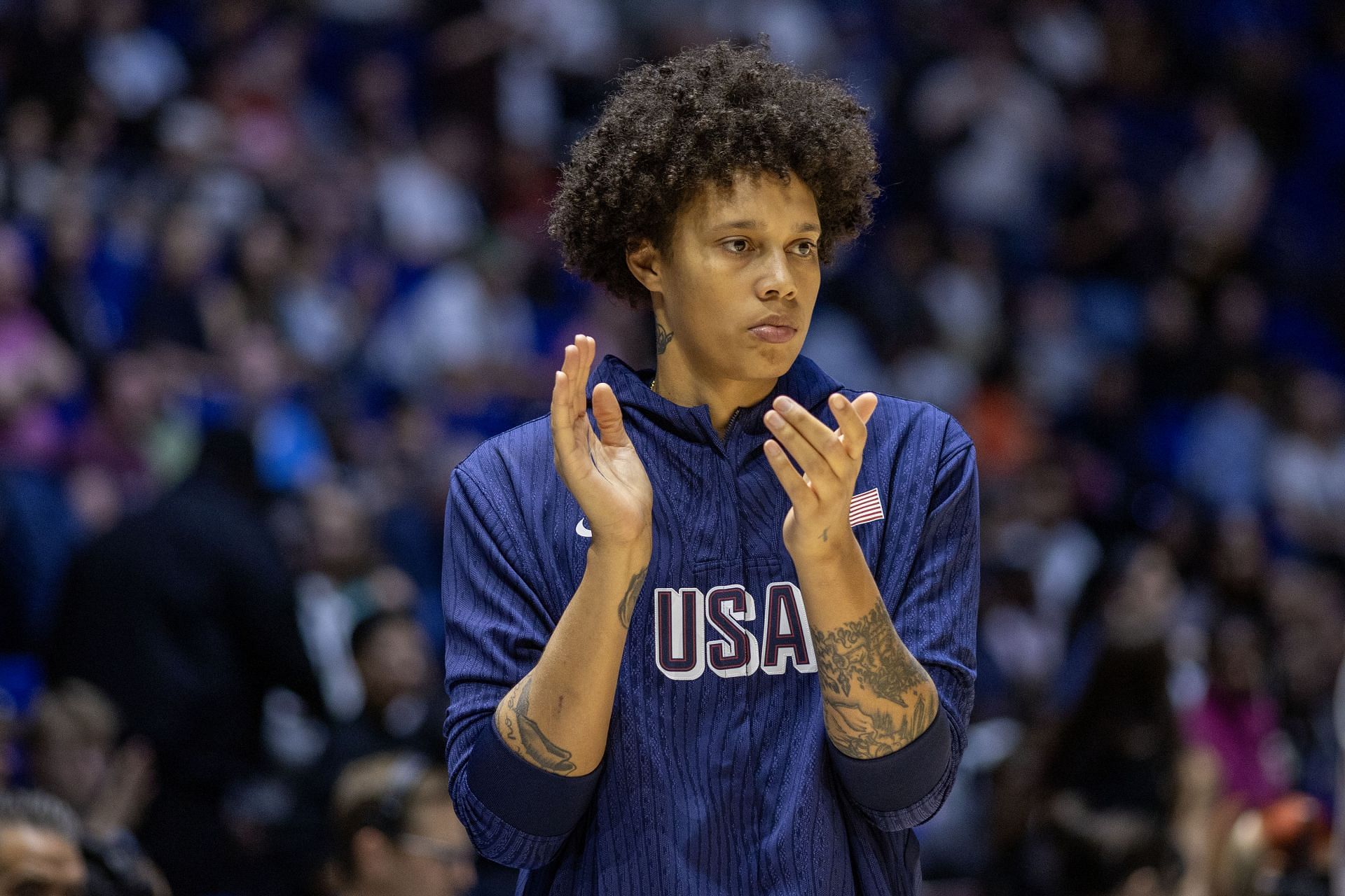 USA V Germany, Women. USA basketball showcase. - Source: Getty