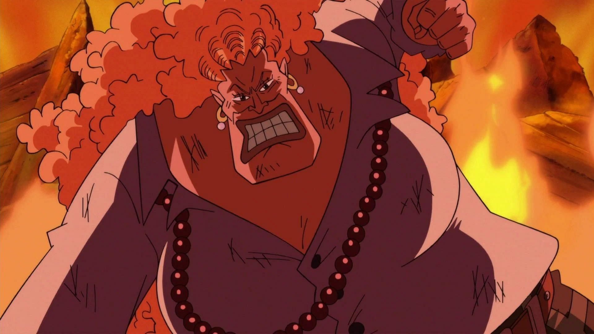 Curly Dadan, the foster mother of Luffy and Ace (Image via Toei Animation)