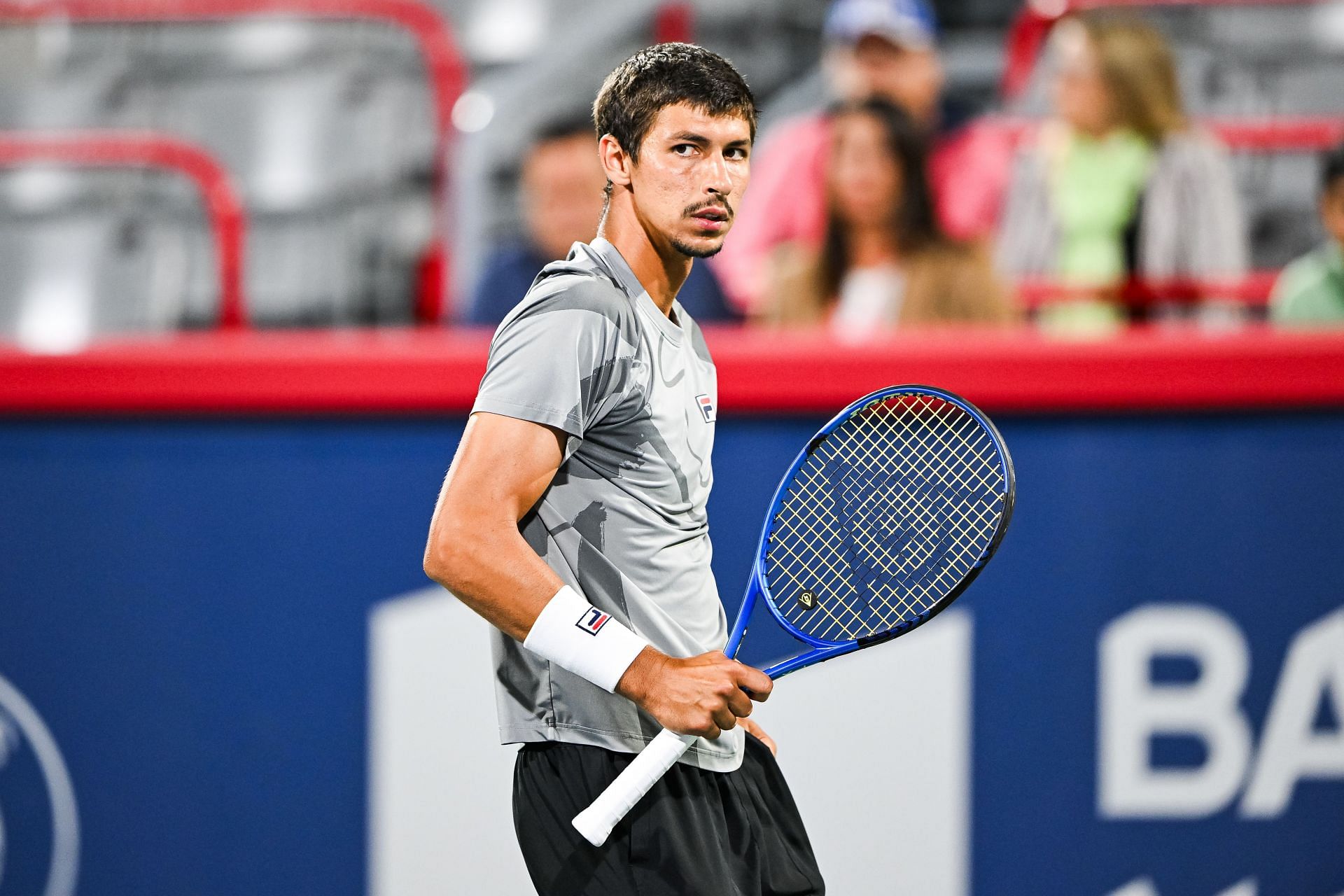 Alexei Popyrin in action at the National Bank Open (Picture: Getty)