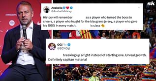“Turned the boos to cheers”, “Unreal growth” - Fans insist 27-year-old Barcelona star has become ‘captain material’ after 2-1 win over Athletic Club