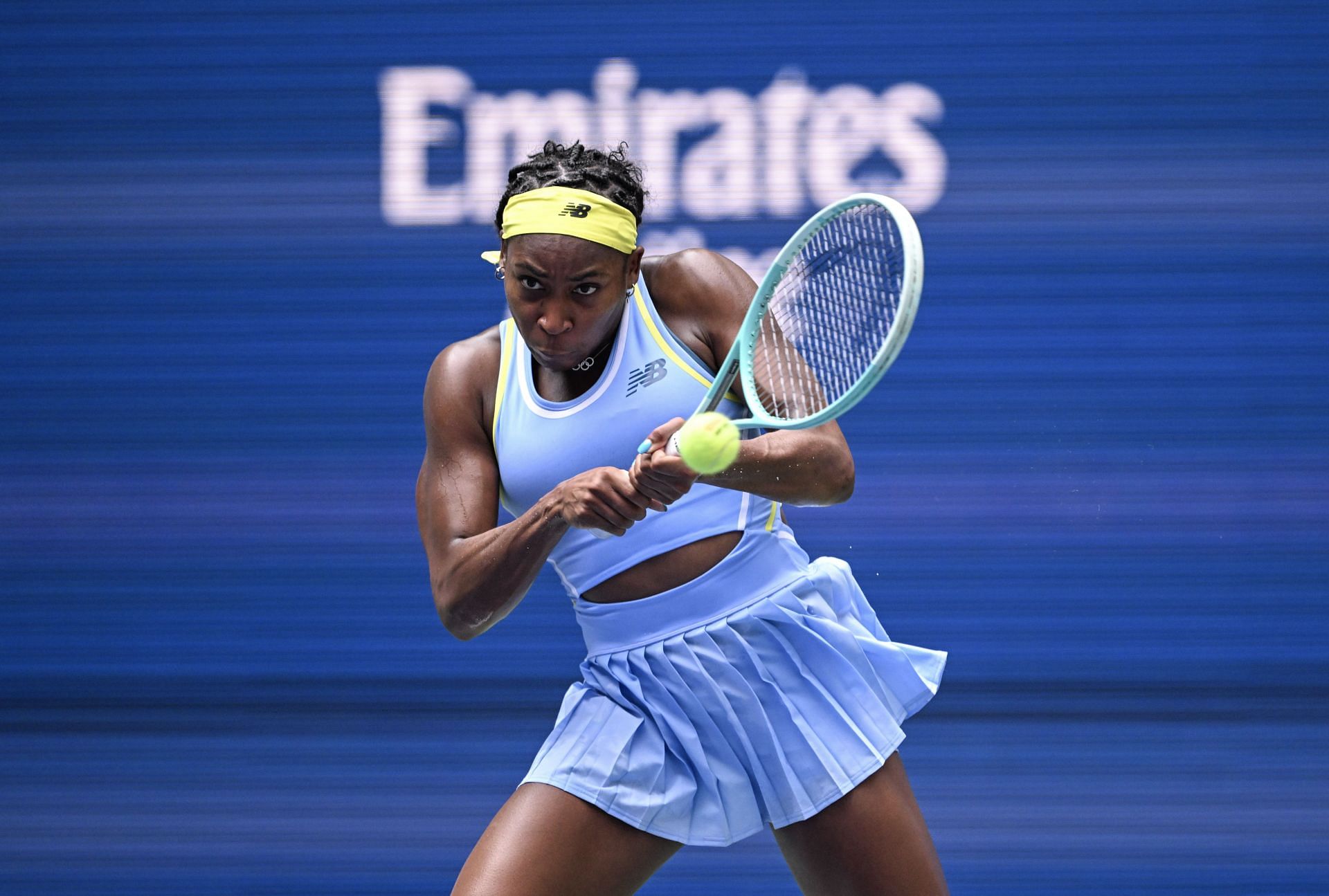 Gauff at the US Open 2024 - Day 1 - Source: Getty