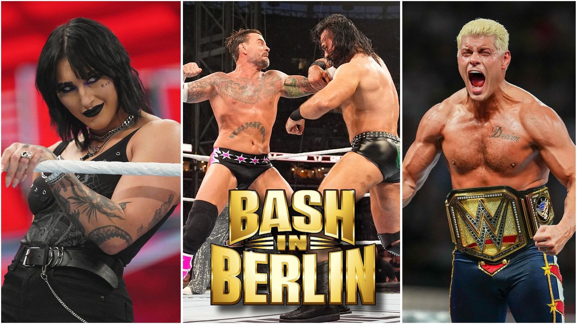 Rhea Ripley, CM Punk, Drew McIntyre, Cody Rhodes