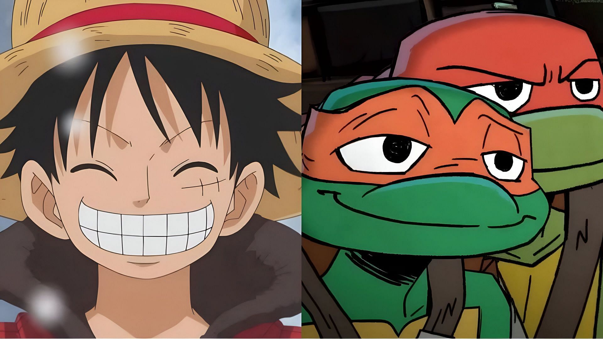 One Piece reference in the new Ninja Turtles series strikes a chord with fans (Image via Toei Animation, Nickelodeon Animation Studio &amp; Point Grey Pictures)