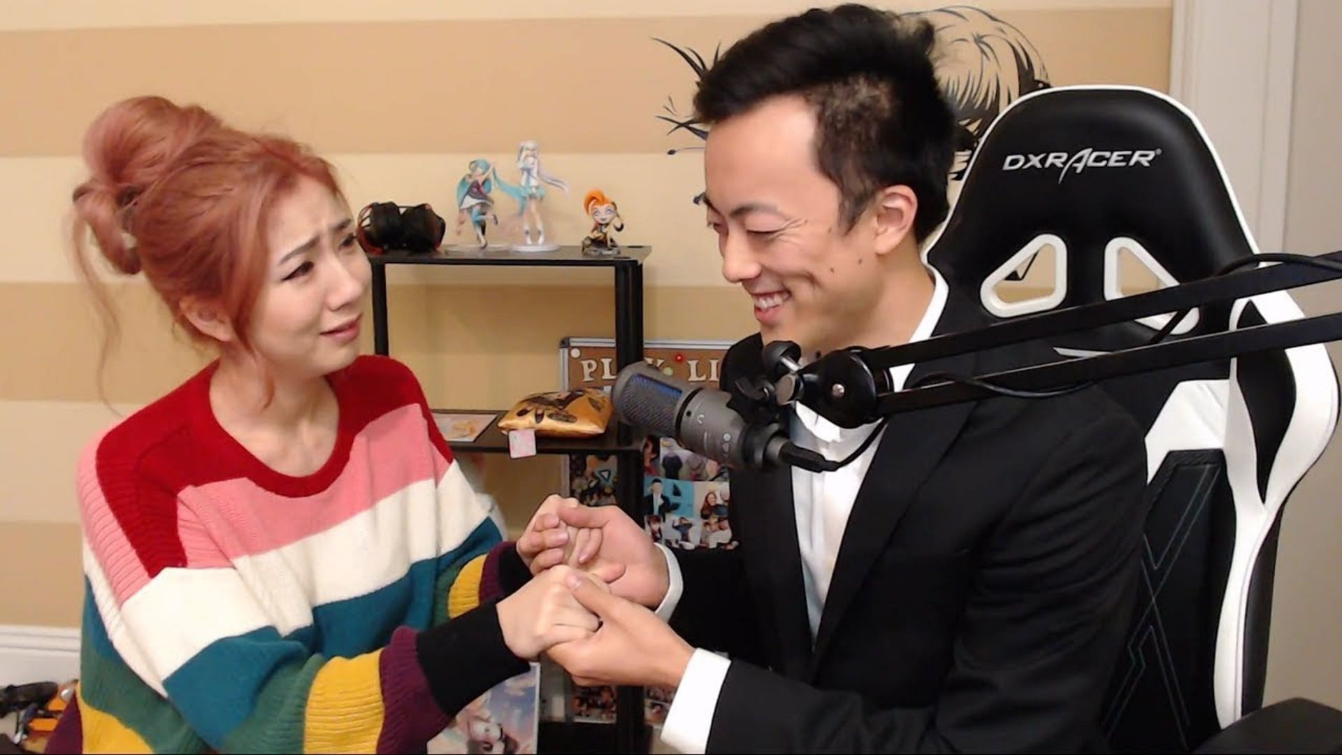 Edison proposed to Fuslie in 2019 during an emotional stream (Image via Frizen/YouTube)