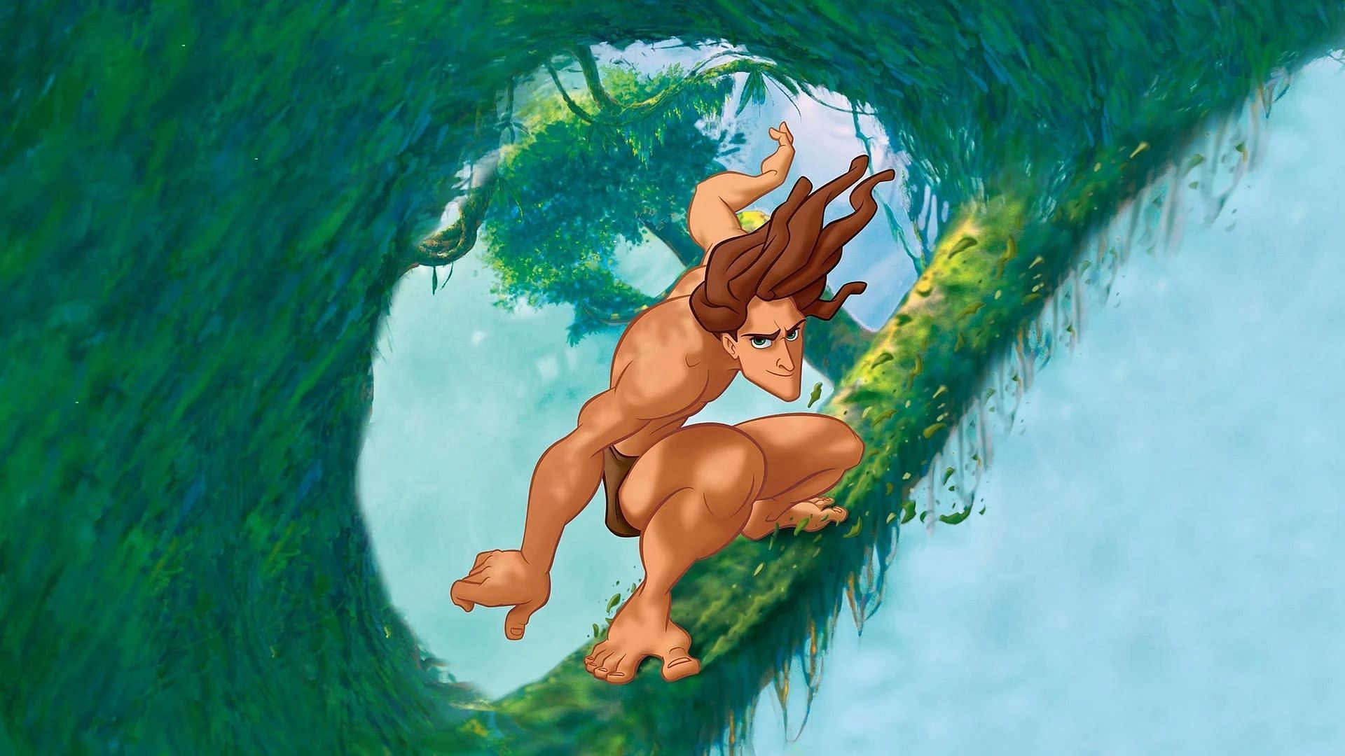 A still from Tarzan (1999) (Image via Disney+ Hotstar)