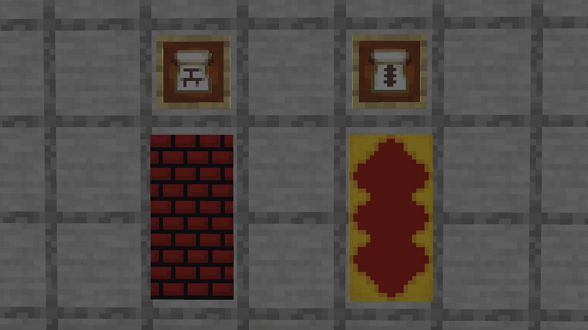 The two new patterns added in snapshot 24w33a (Image via Mojang)