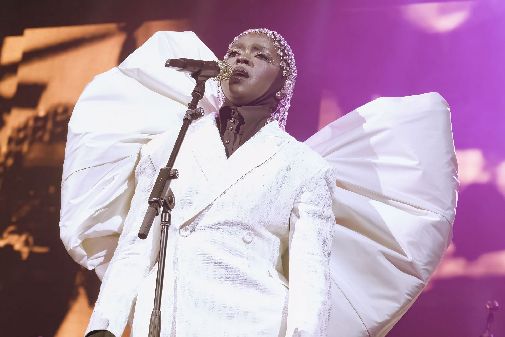 Lauryn Hill &amp; The Fugees In Concert (Photo by Astrida Valigorsky/Getty Images)