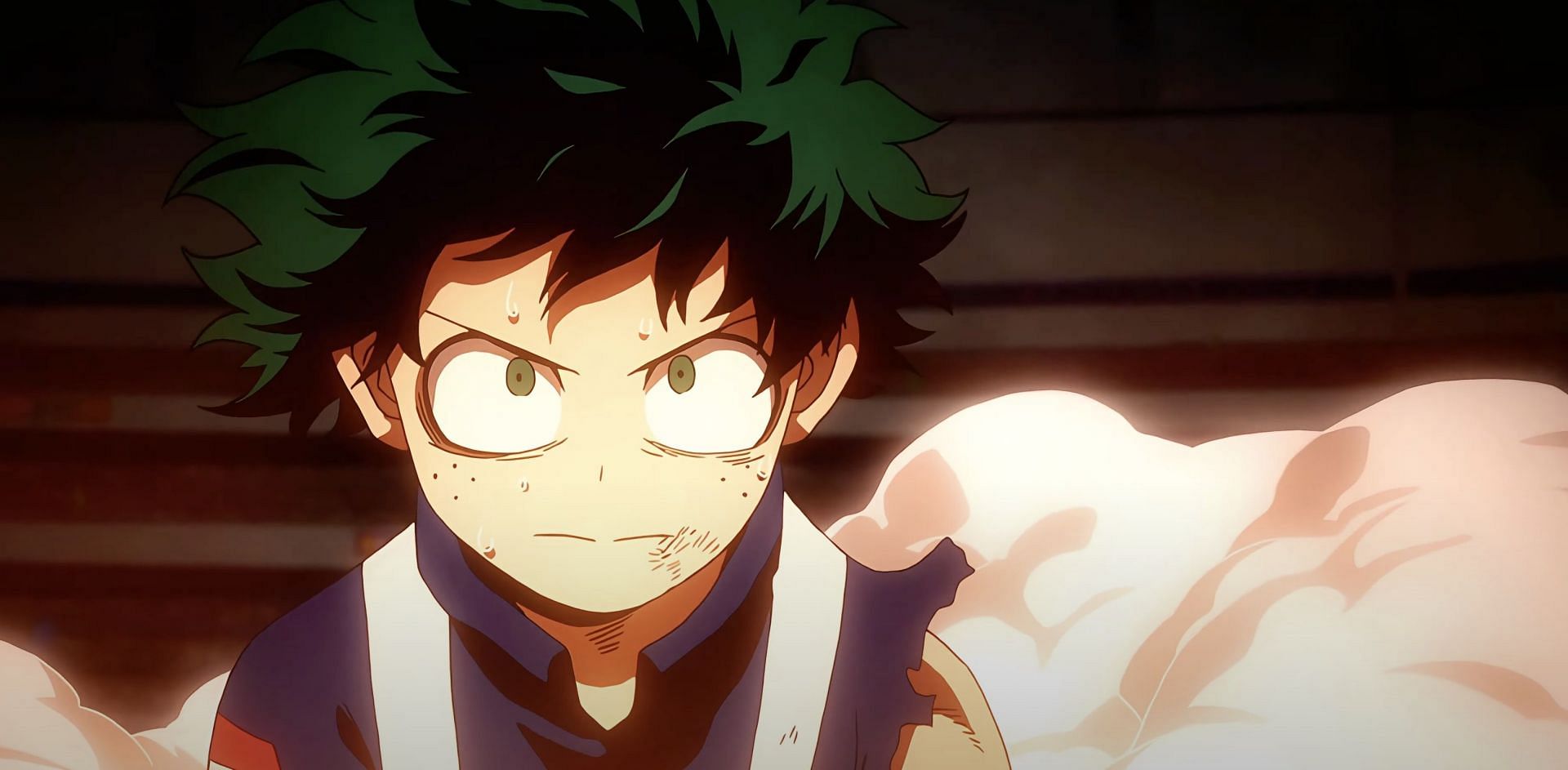 Izuku Midoriya as seen in the anime (Image via Studio Bones)