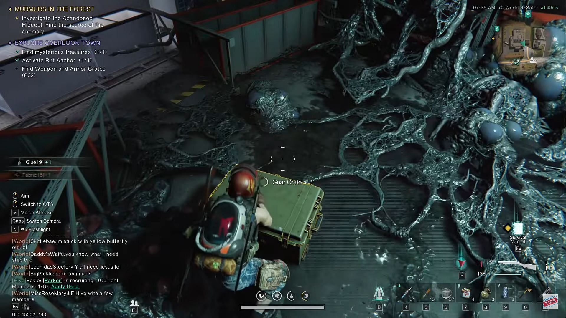 The gear crate is located in the basement of the Panorama store (Image via NetEase, YouTube/@Quick Tips)