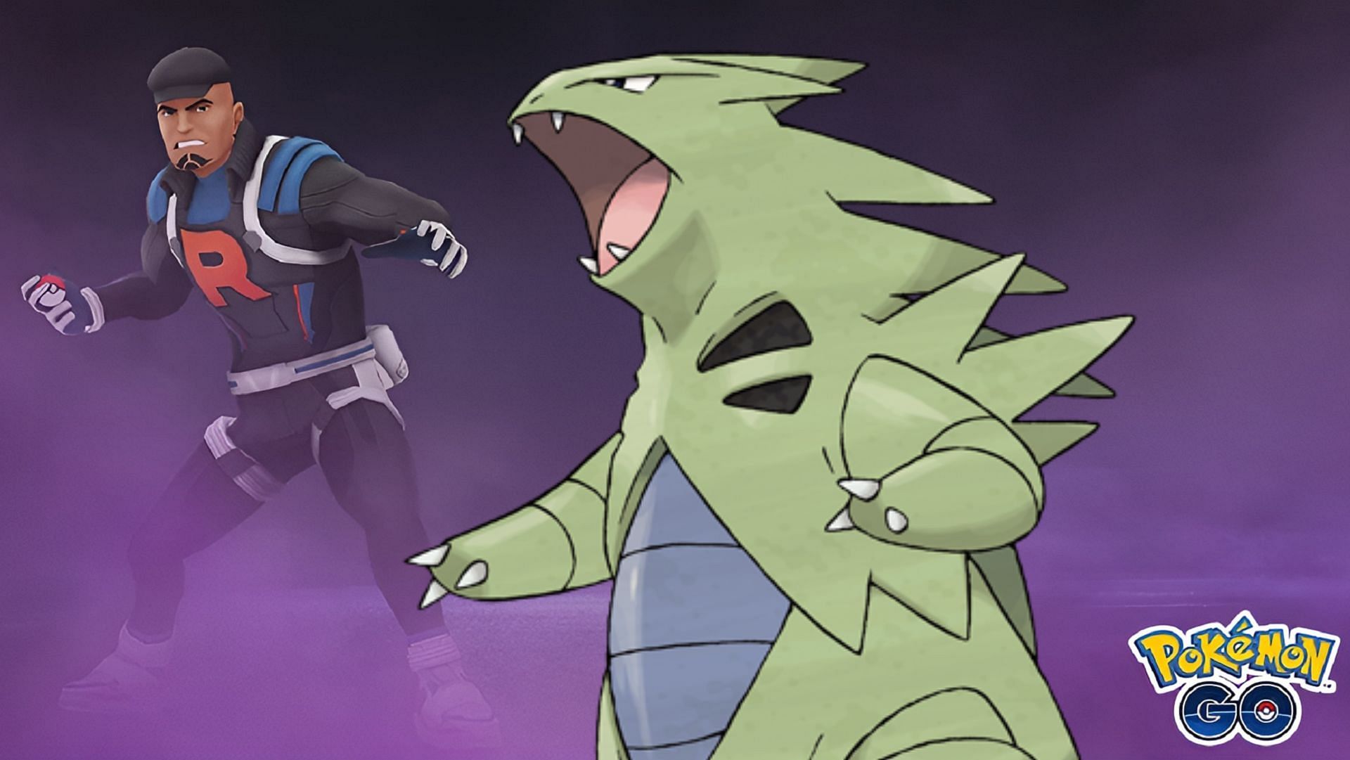 Shadow Tyranitar is a fantastic Rock and Dark-type PvE combatant in Pokemon GO (Image via The Pokemon Company/Niantic)