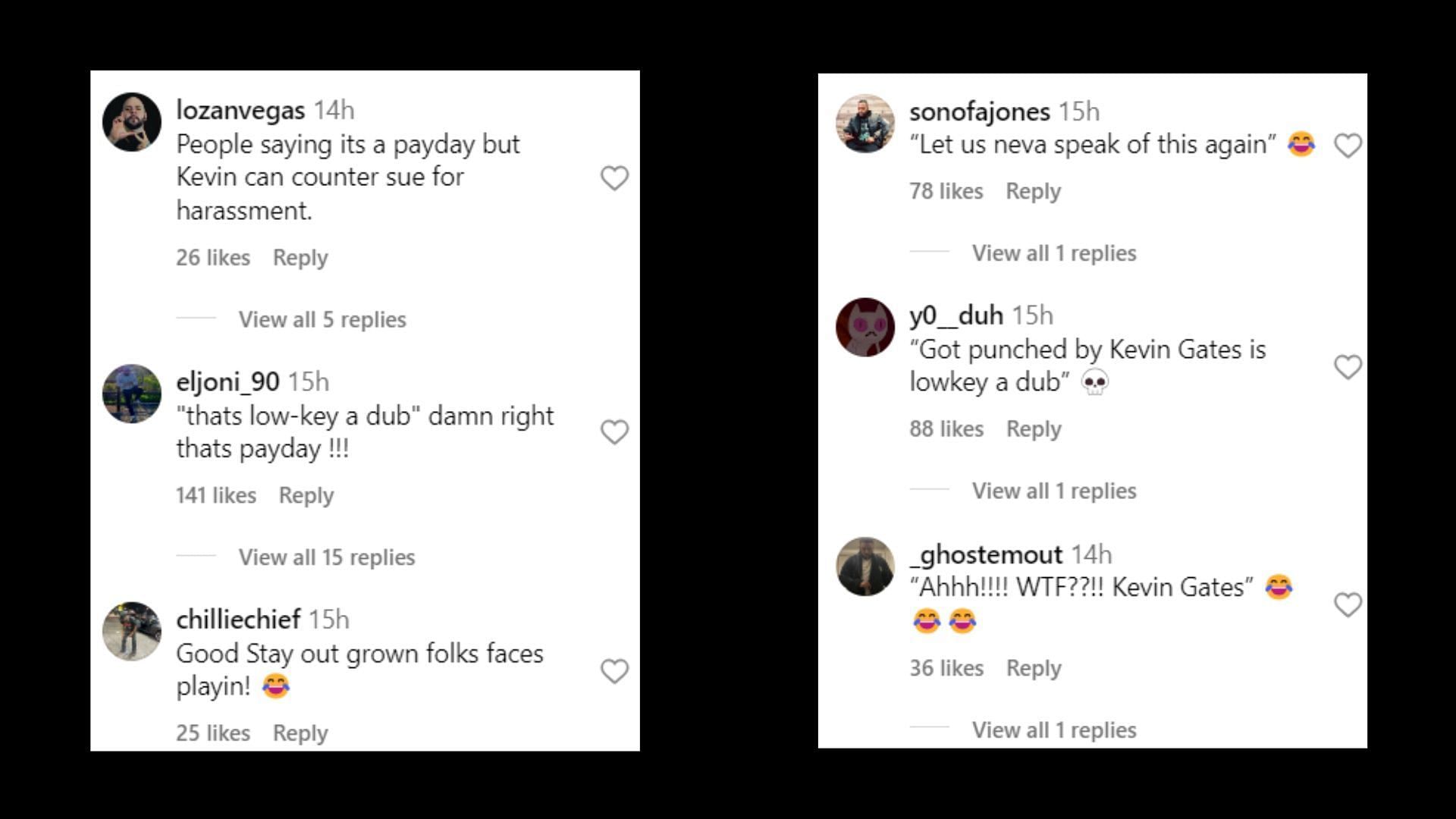 Netizens post their reactions (Images via Instagram/nojumper)