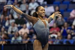 "Just a little Shi fun"- Shilese Jones shows balance beam routine as she returns to the gym after missing Paris Olympics due to an injury