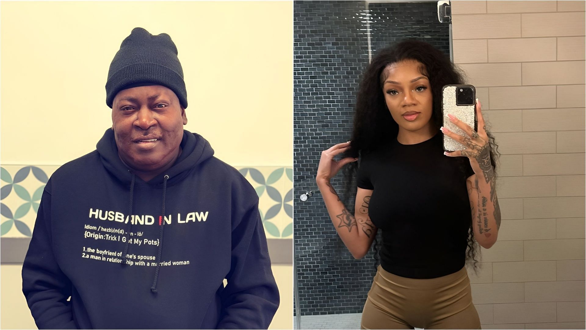 Trick Daddy was criticized on social media after he reposted a photo of GloRilla (Images via Instagram/trickdaddydollars and glorillapimp)