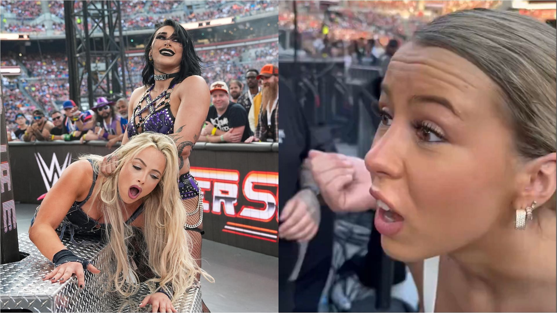 Liv Morgan vs Rhea Ripley surprised a number of people. (Image via WWE.com)