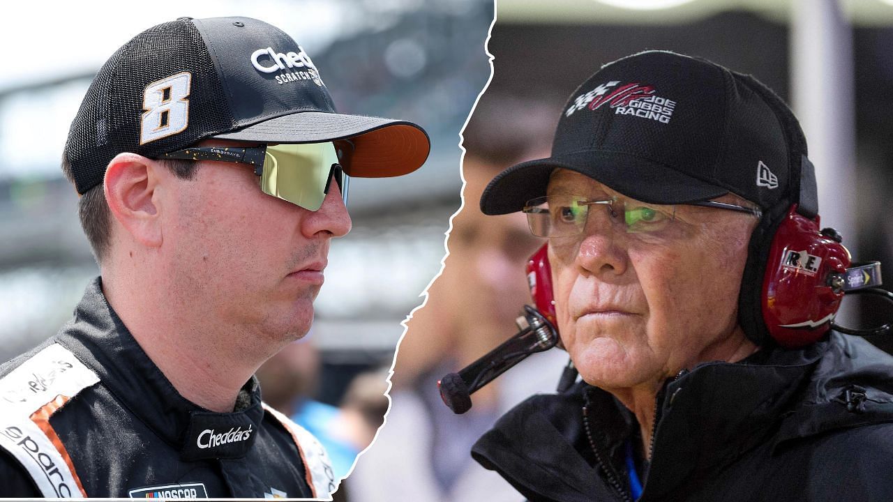 NASCAR Driver Kyle Busch and JGR owner Joe Gibbs (Source: Imagn)