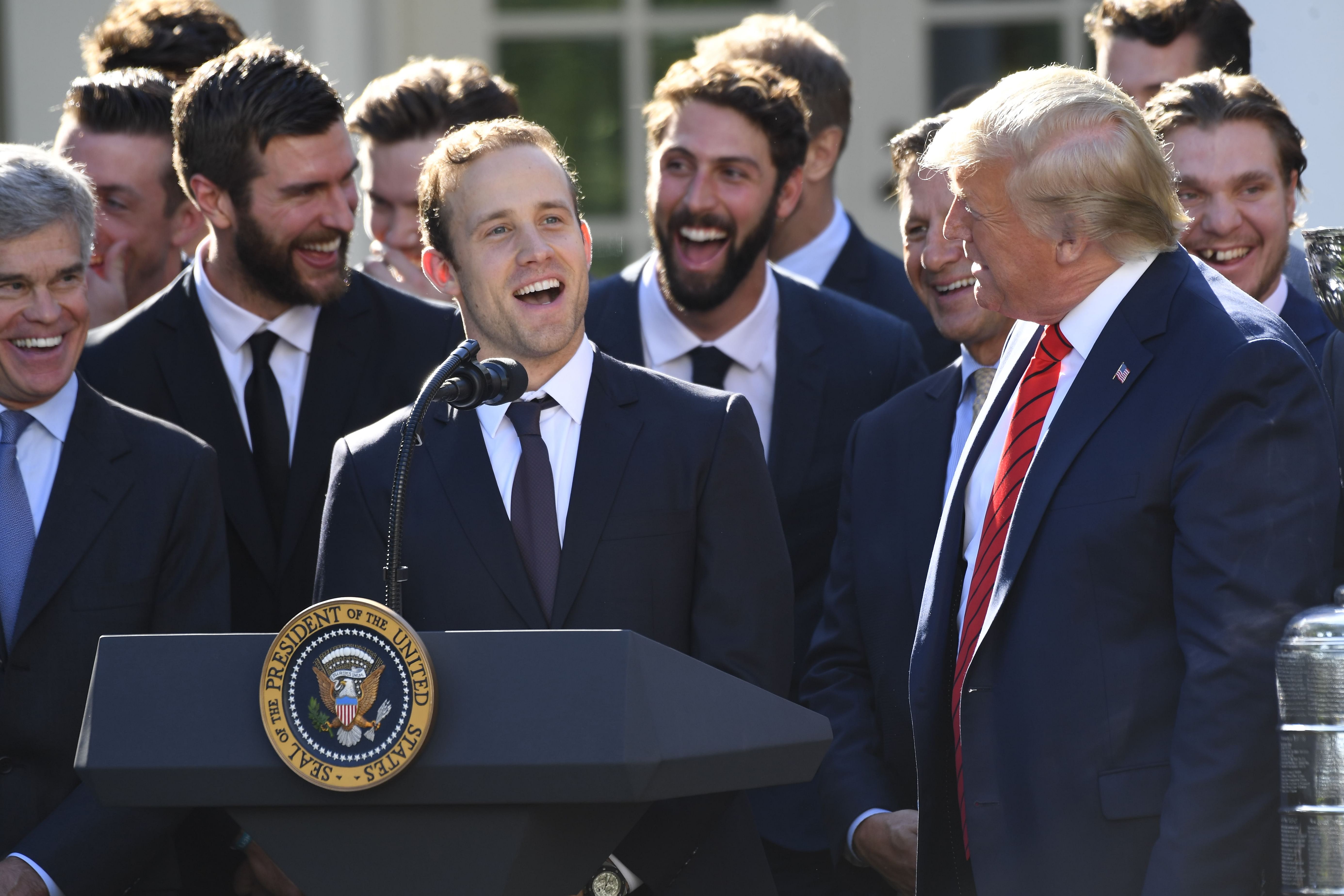 NHL: Stanley Cup Champions-St. Louis Blue White House Visit - Source: Imagn