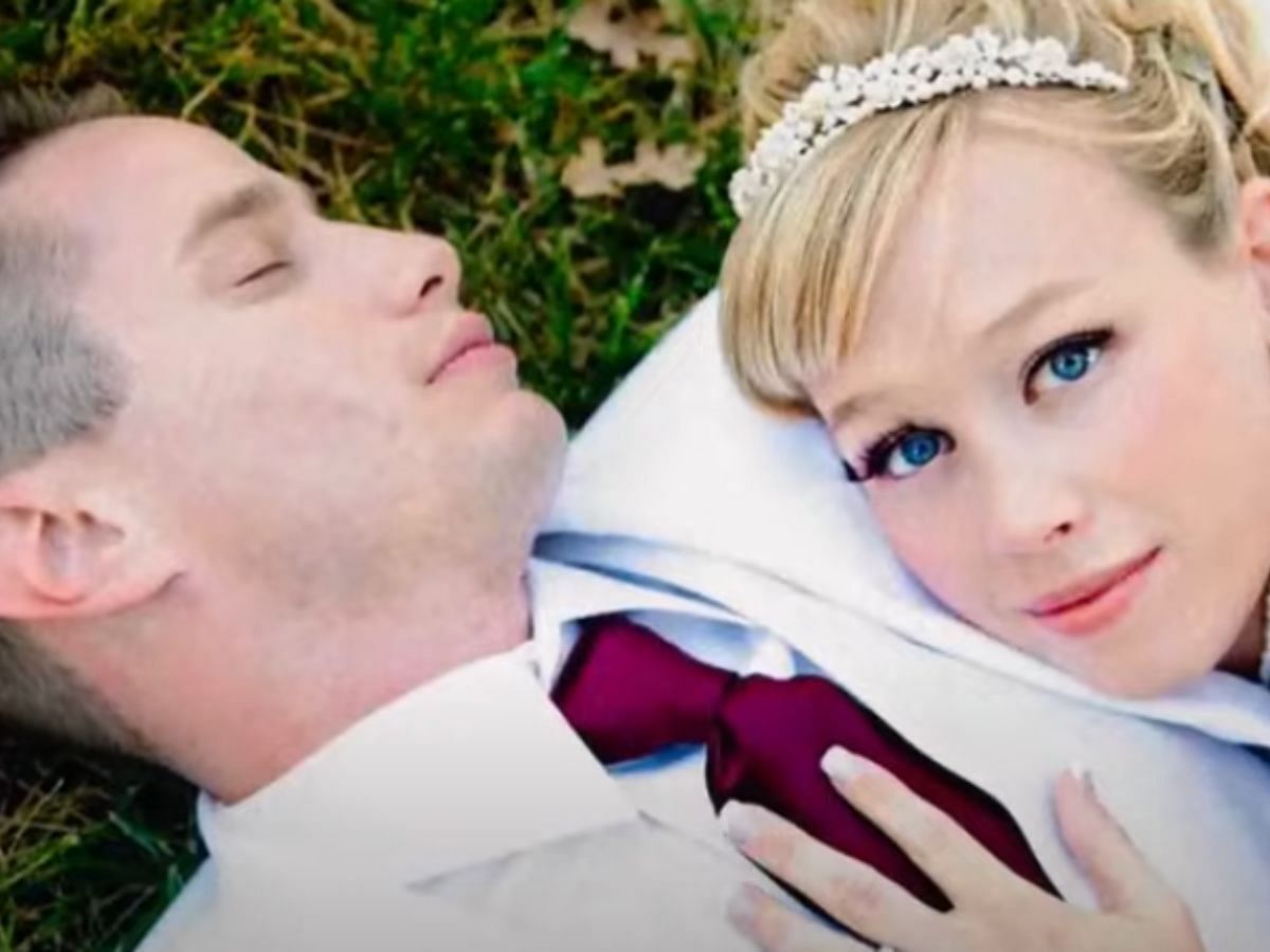 Sherri Papini with her husband (Image via Hulu)