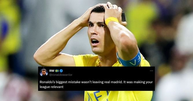 "What a stupid league", "Shame on them" - Fans slam Saudi Pro League for 'humiliating' Cristiano Ronaldo in social media post