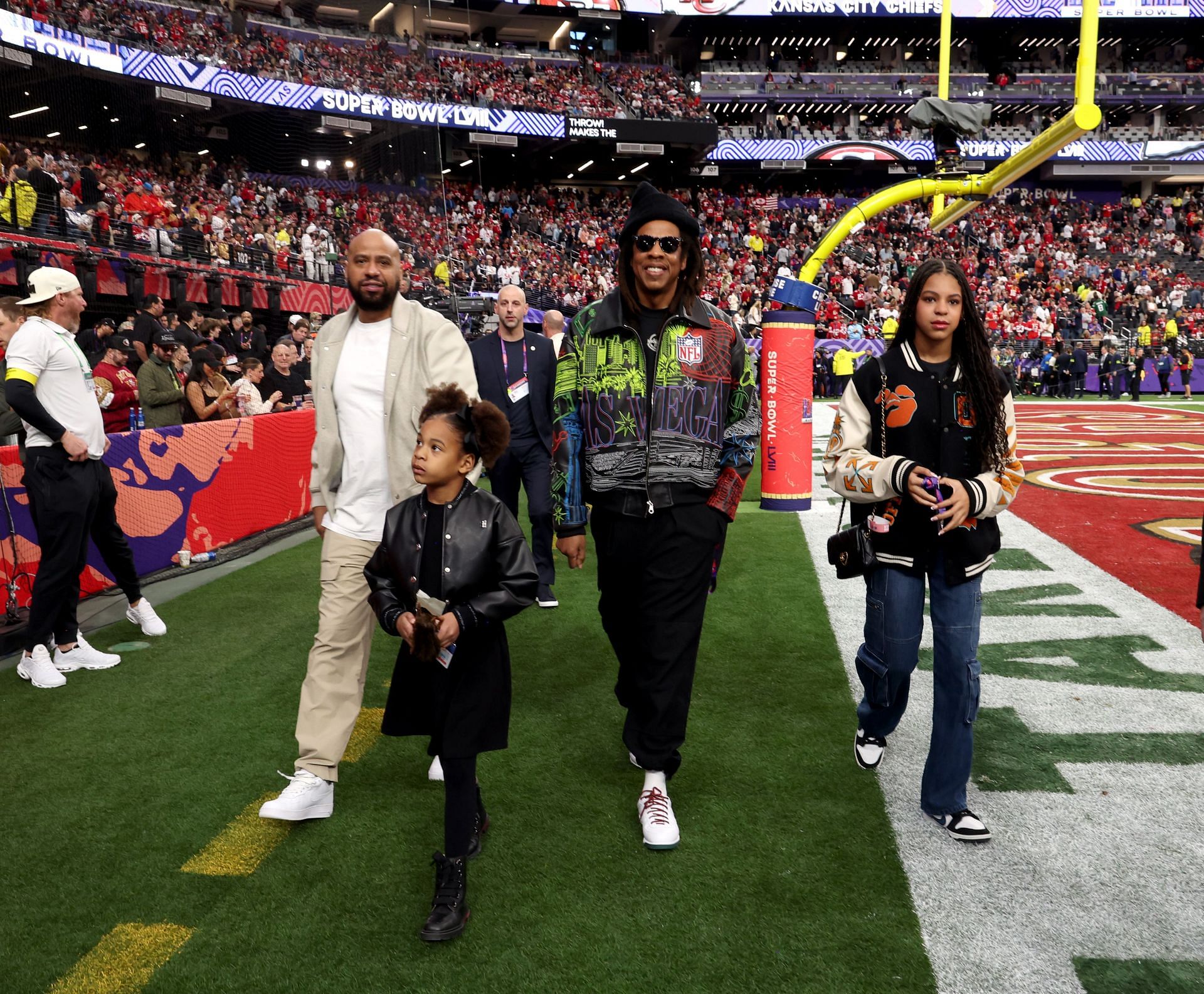 Super Bowl LVIII Pregame - Source: Getty (Photo by Kevin Mazur/Getty Images for Roc Nation)