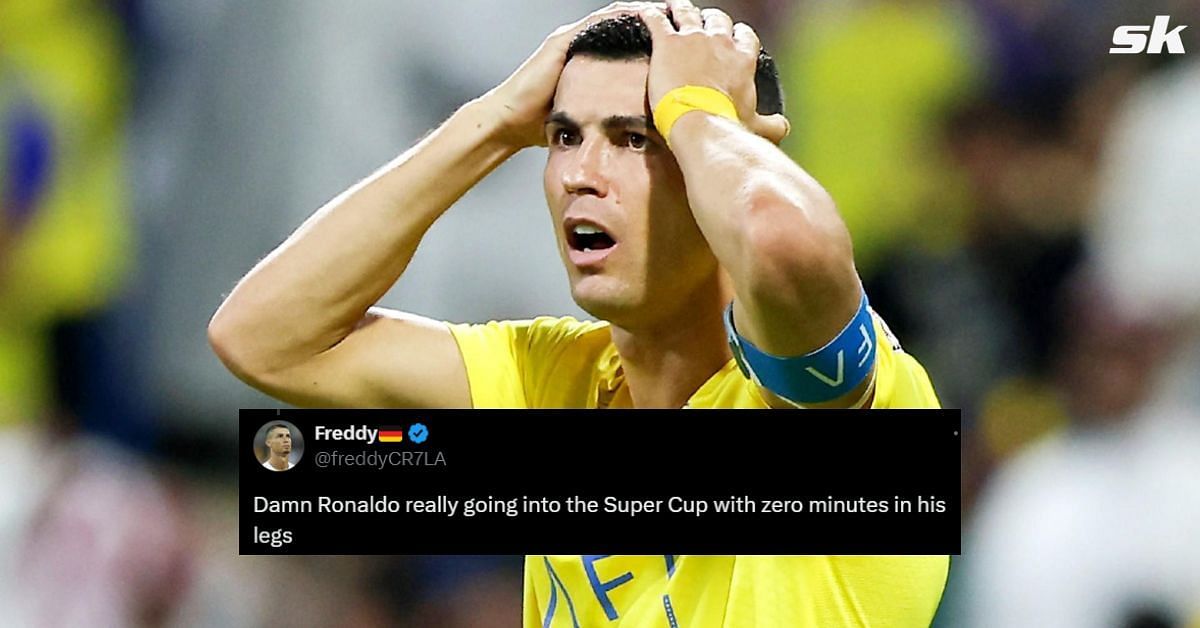 Cristiano Ronaldo (Image via Getty and X/@freddyCR7LA)