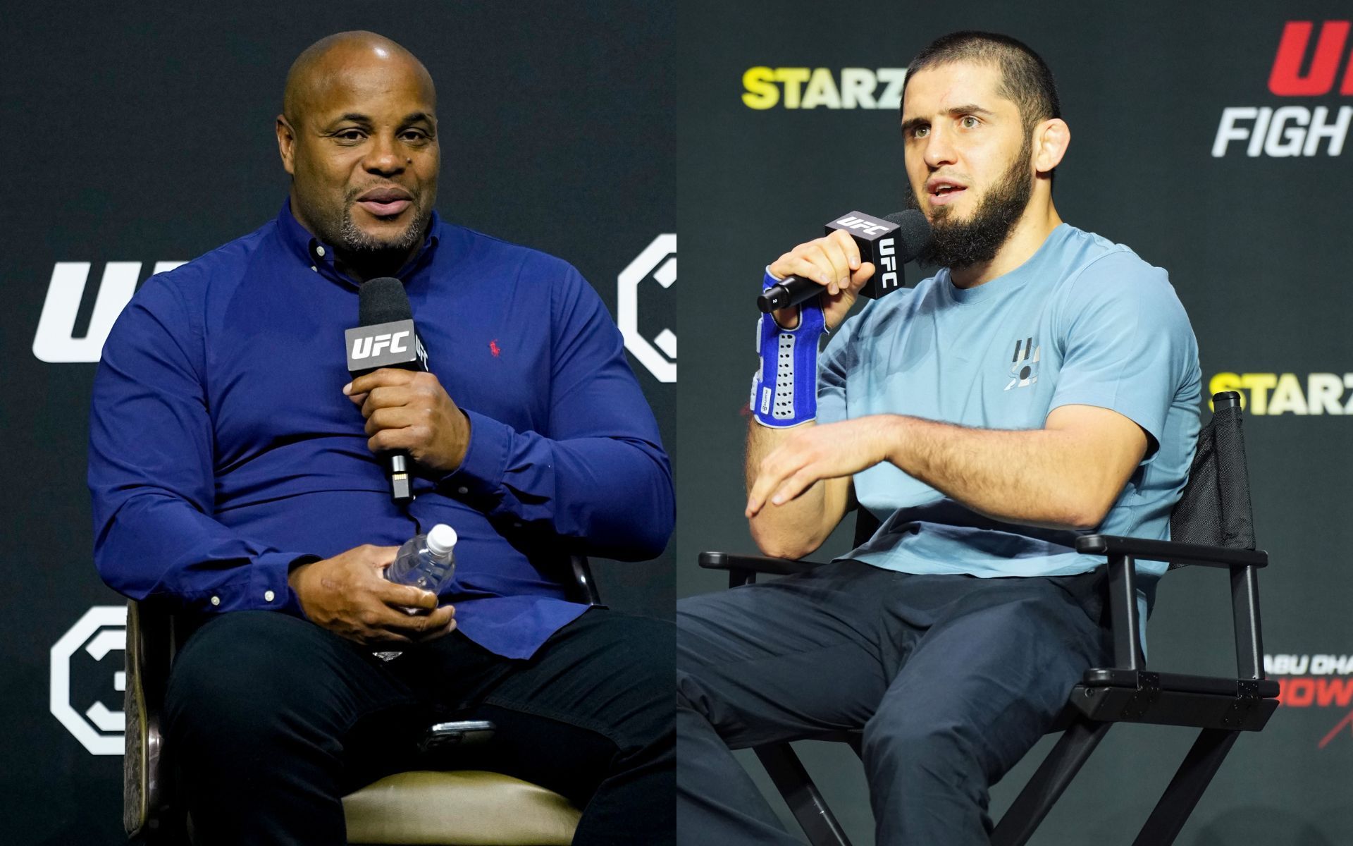 Daniel Cormier (left) and Islam Makhachev (right) are both counted among the best grapplers to have ever competed in MMA [Images courtesy: Getty Images]