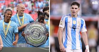 Julian Alvarez shares message after Manchester City win Community Shield on penalties amid reports of Atletico Madrid medical