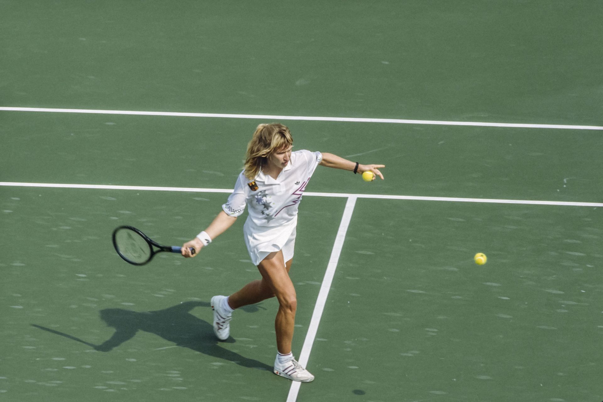 Steffi Graf at the 1988 Olympics in Seoul (Picture: Getty)