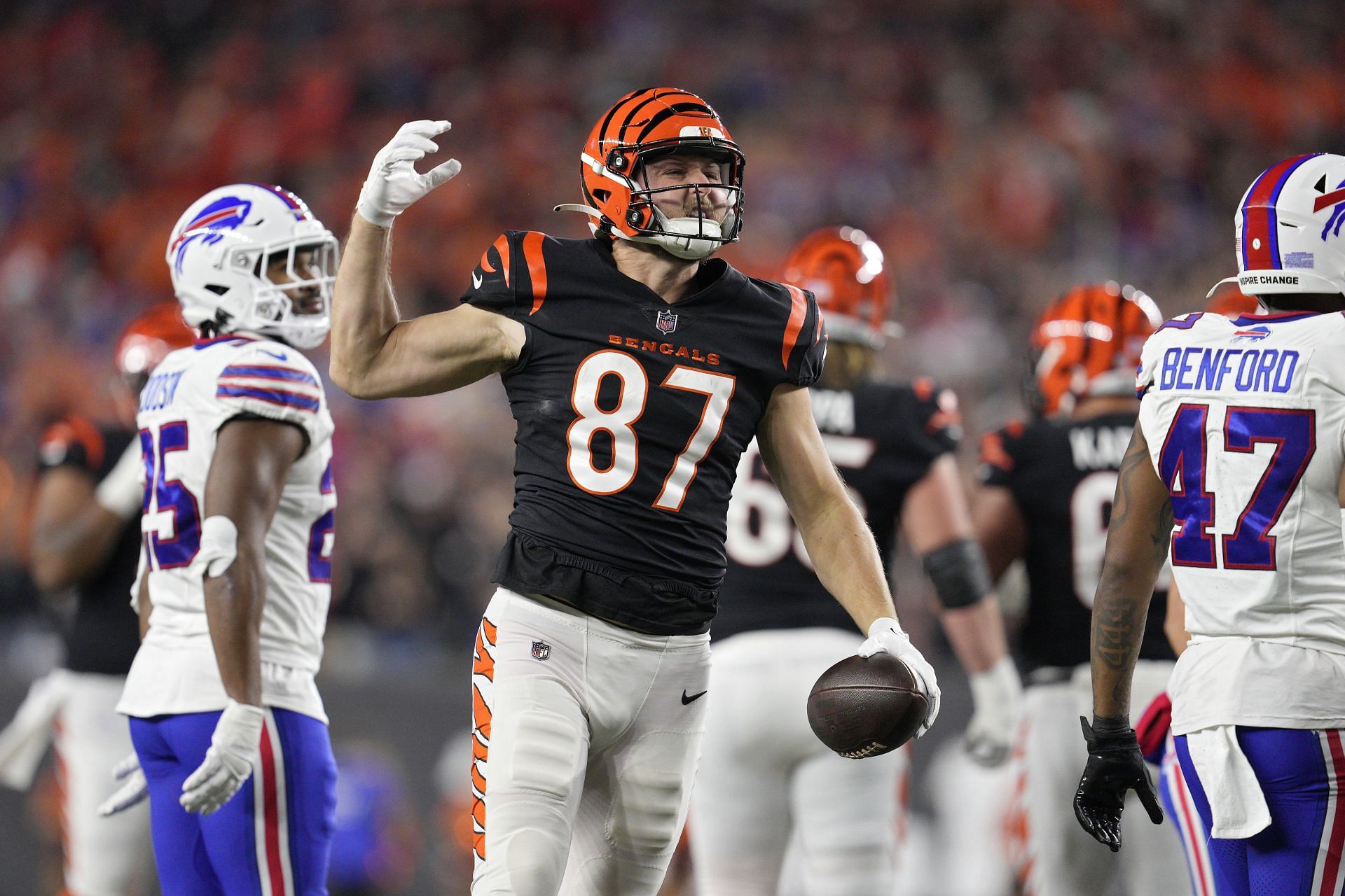 Cincinnati Bengals tight end Tanner Hudson - Source: Getty