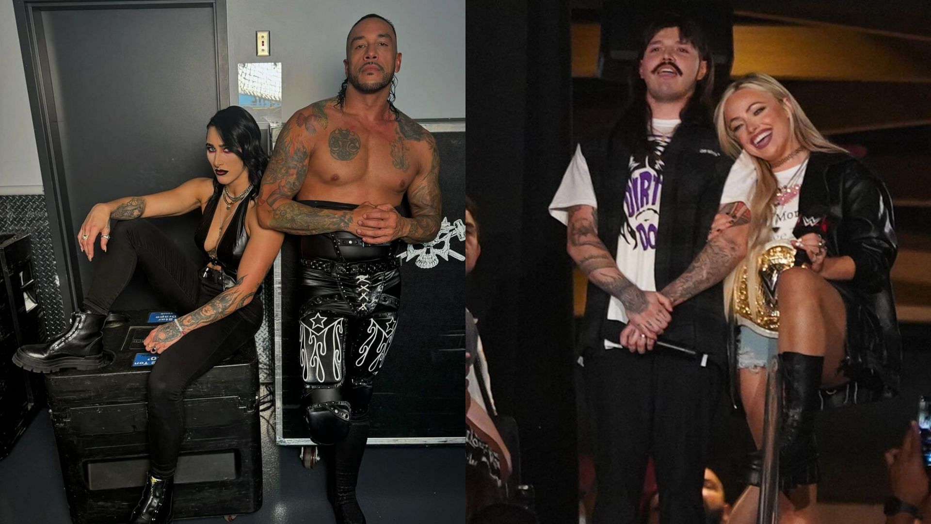 Who will win the Rhea Ripley &amp; Damian Priest vs. Liv Morgan &amp; Dominik Mysterio match? (Images credit: Damian Priest