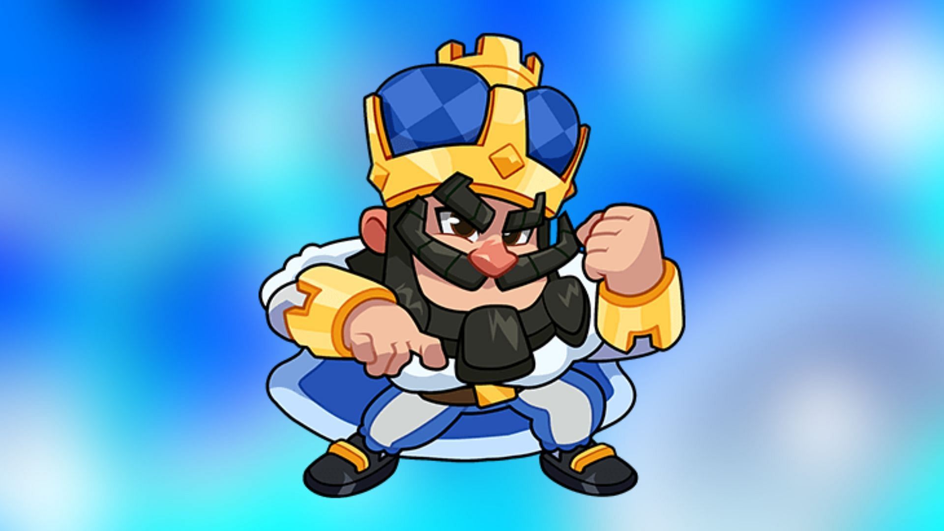 Royale King deploys Royal Recruits after opening a chest (Image via Supercell)