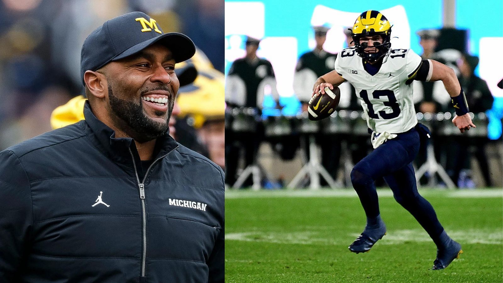 Michigan coach Sherrone Moore might give the starting QB job to Jack Tuttle. (Photo credits: IMAGN)