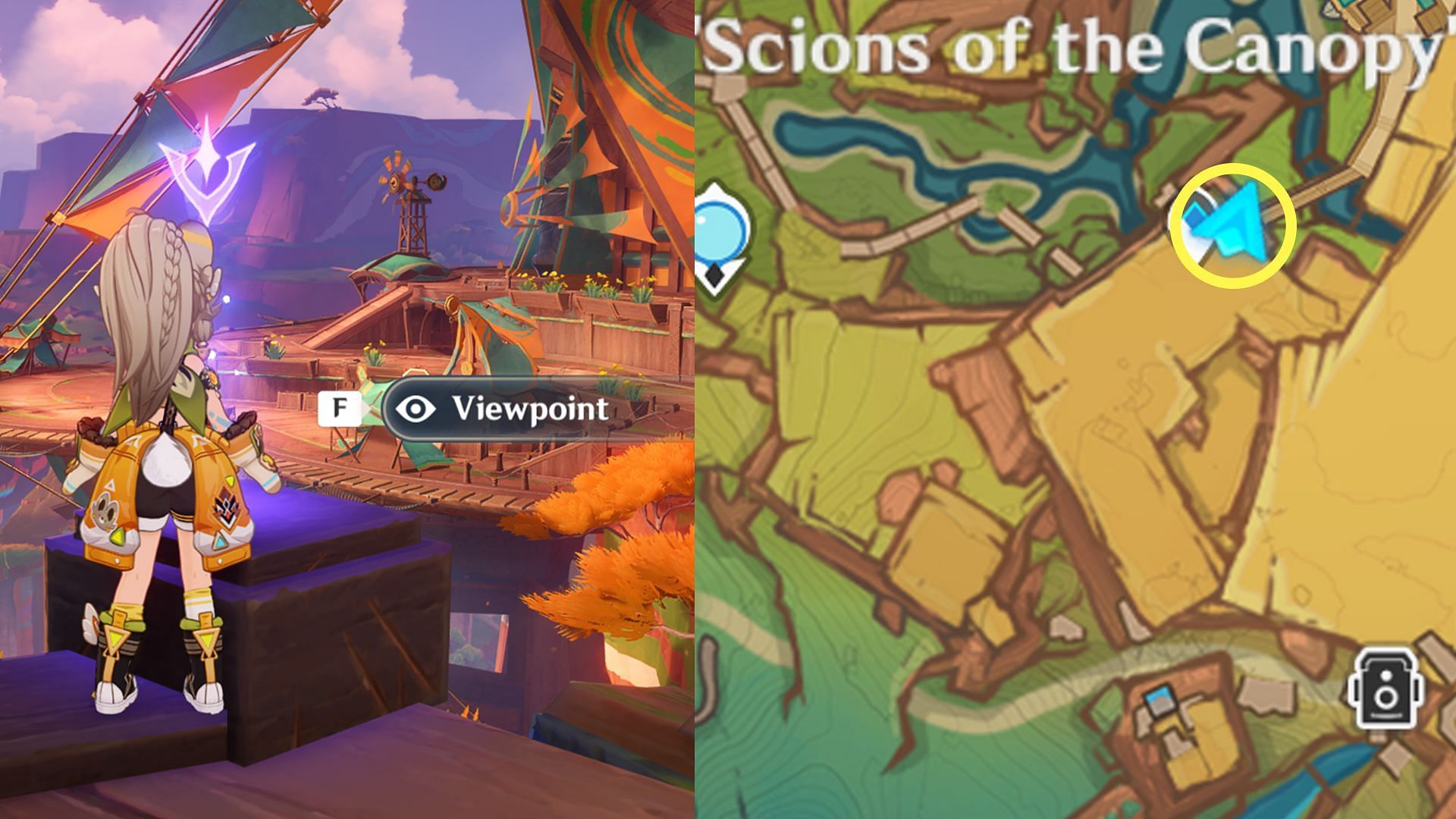 Location of Viewpoint #5 (Image via HoYoverse)