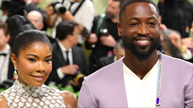 Gabrielle Union calls husband Dwyane Wade's smile her kryptonite as the couple enjoy scenic boat ride in France