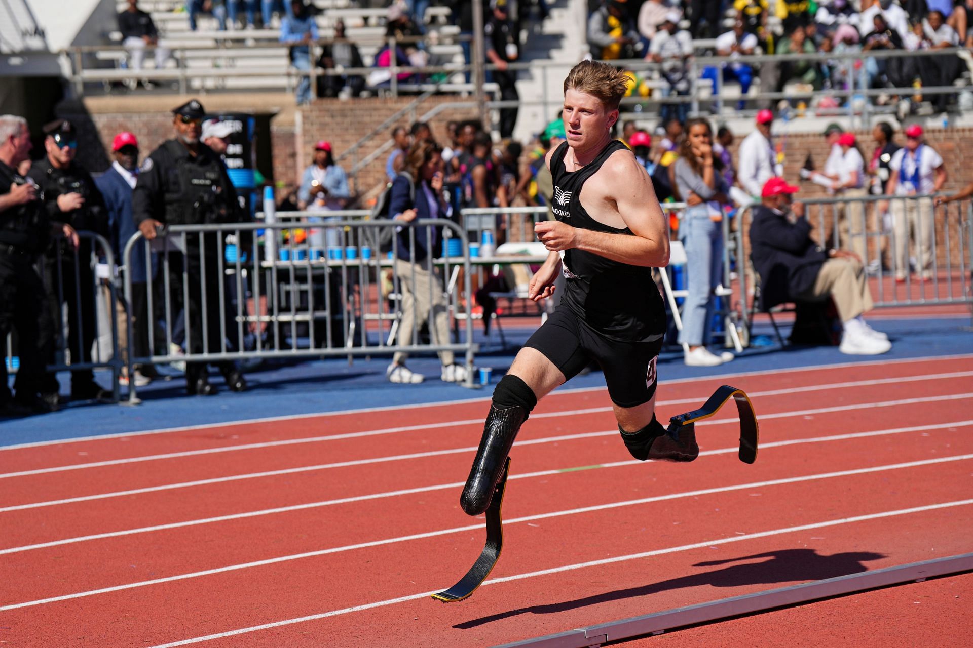 Hunter Woodhall aiming for gold at Paris Paralympic Games - Source: Getty