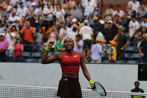 Coco Gauff at the US Open 2023. (Photo: Getty)