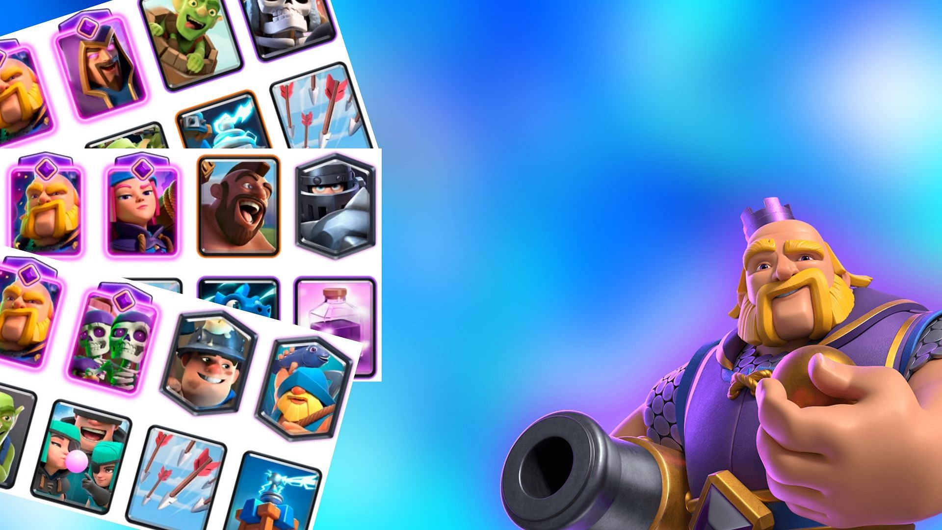 Best Royal Giant Evolution decks in Clash Royale (Image via SuperCell)