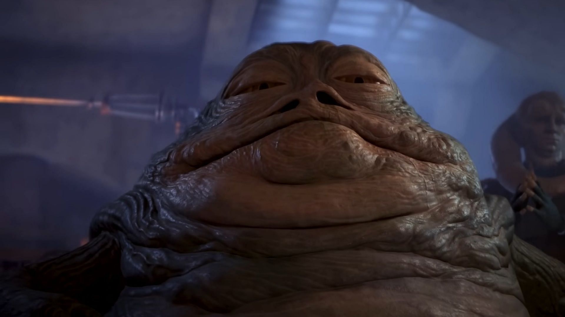 Other long-standing Star Wars characters such as Jabba the Hutt also appear in-game (Image via Ubisoft)