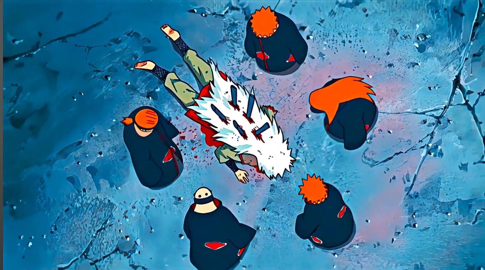 Jiraiya&#039;s death (One of the most impactful anime deaths) (Image via Pierrot)