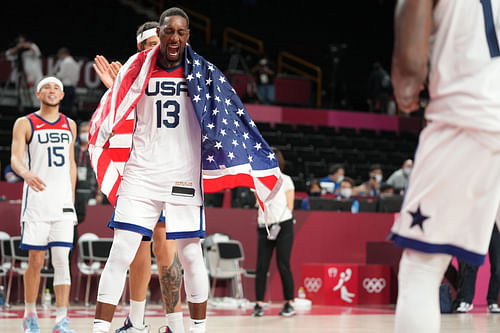 USA player Bam Adebayo at the Tokyo 2020 Olympic Summer Games (Photo Credit: IMAGN)