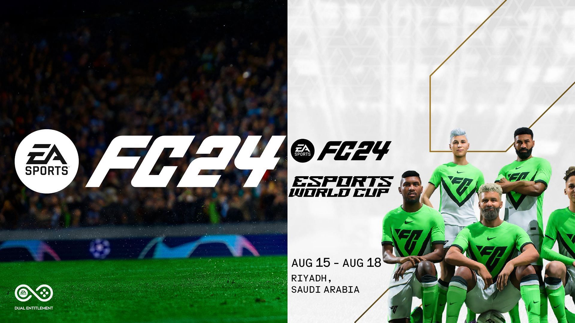 EA FC 24 tournament in Esports World Cup