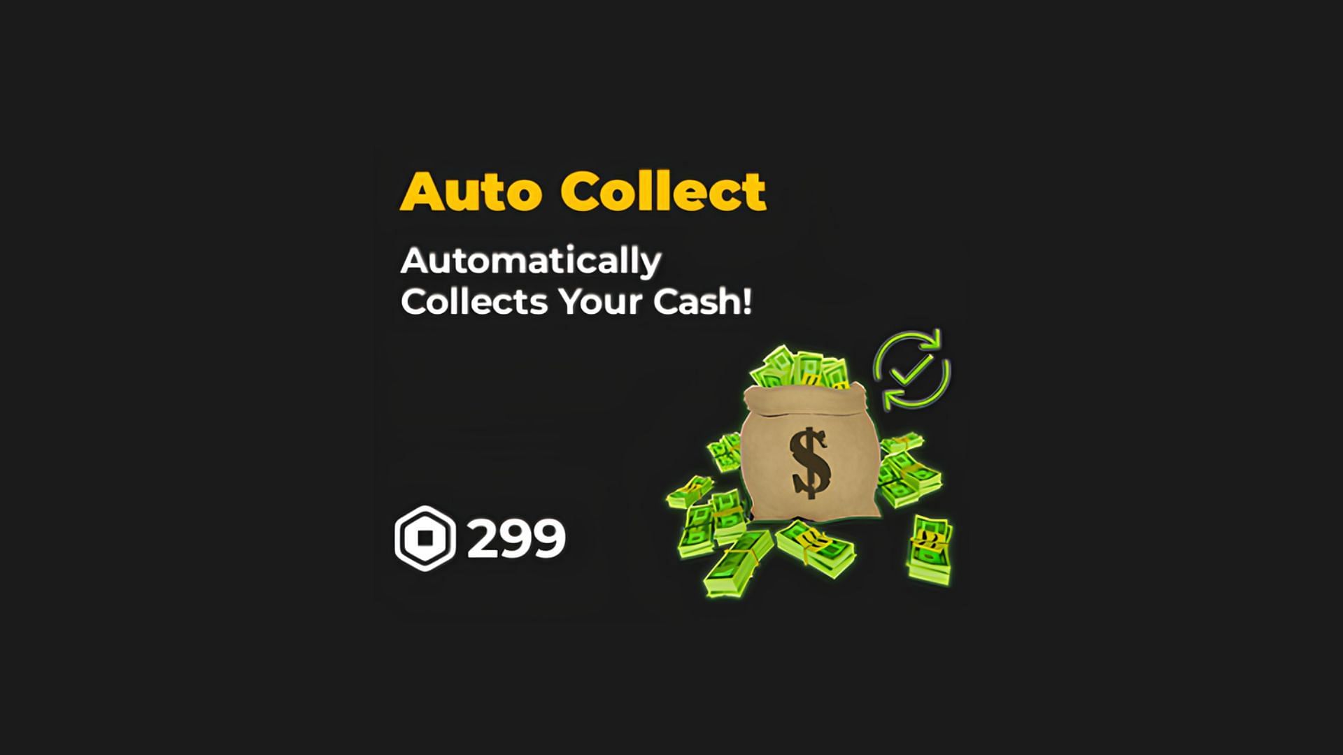 Auto Collect feature (Image via Roblox || Sportskeeda)