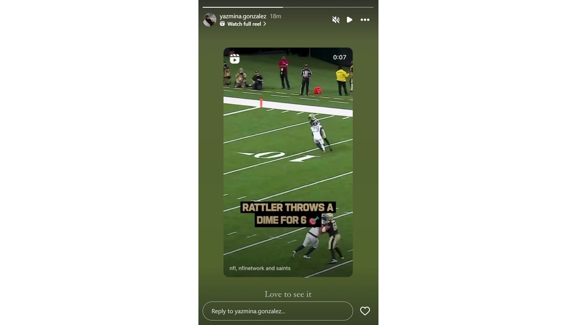 Spencer Rattler's girlfriend Yazmina Gonzalez hypes boyfriend after impressive preseason performance [Image credit: @yazmina.gonzalez]