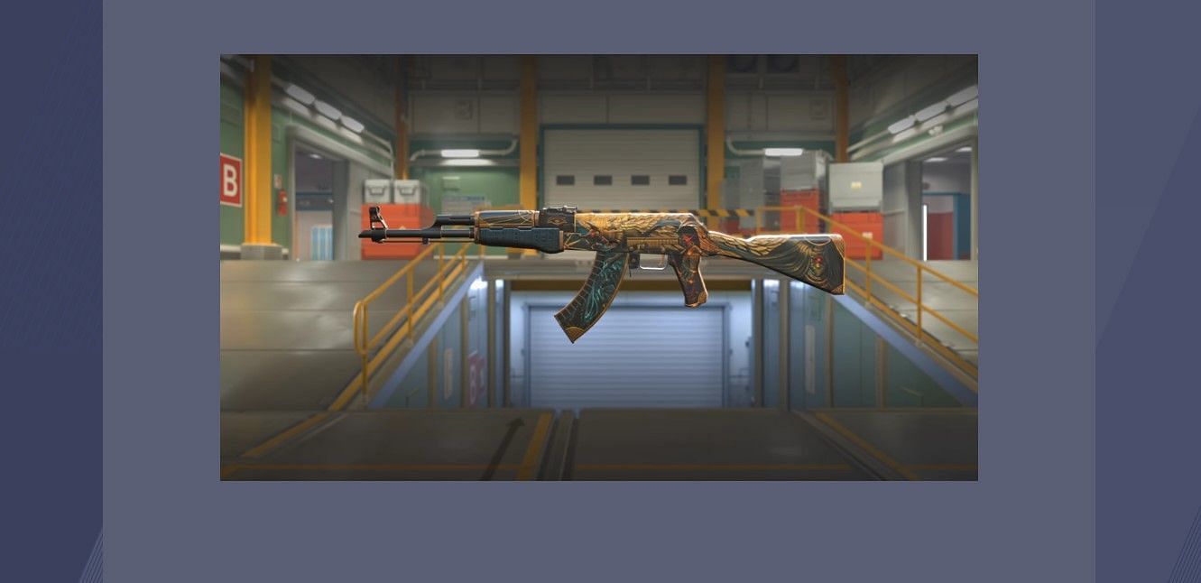 The AK-47 in CS2 (Image via Valve)