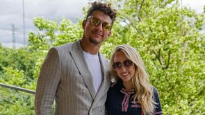 Patrick Mahomes' wife Brittany, mom Randi hype QB's viral behind-the-back pass to Travis Kelce vs. Lions