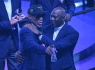 Chicago Bulls legends Michael Jordan and Dennis Rodman at the NBA's 75th Anniversary - Source: Imagn