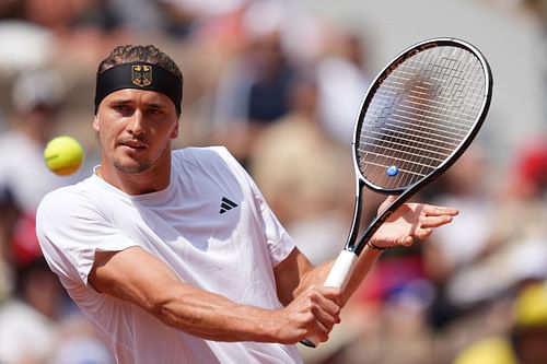 Alexander Zverev at the Paris Olympics 2024. (Photo: Getty)